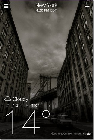 Yahoo Weather App for iPhone - iOS Screenshot 6