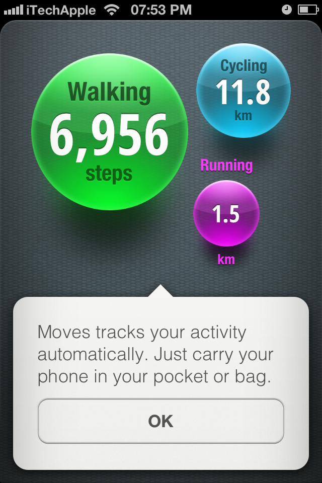 Moves App for iPhone to Track Your Running, Walking or Cycling Activities [Details & Review]